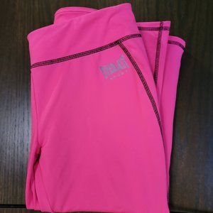 Girls Hot Pink Everlast Sport Crop Leggings